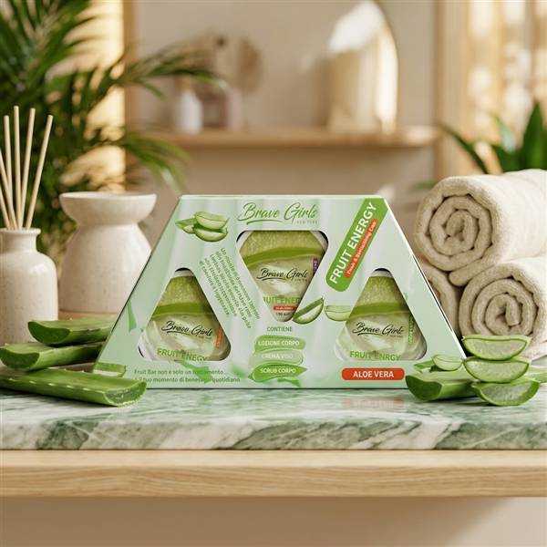 BRAVE SKINCARE KIT 3PZ ALOE 