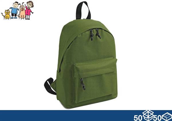 EOL ZAINO TESSUTO VERDE OLIVA 38X28X12 