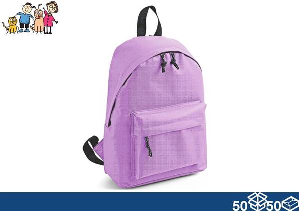 EOL ZAINO TESSUTO LILLA 38X28X12 