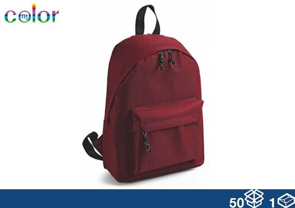 EOL ZAINO TESSUTO BORDEAUX 38X28X12 