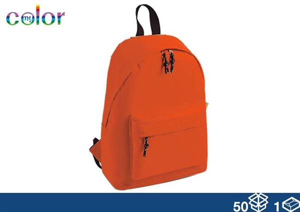 EOL ZAINO TESSUTO ARANCIO FLUO 38X28X12 