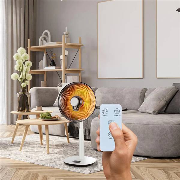 AVILIA STUFA A PARABOLA CARBON CRYSTAL CON TELECOMANDO E TIMER 450-900W WINTEM