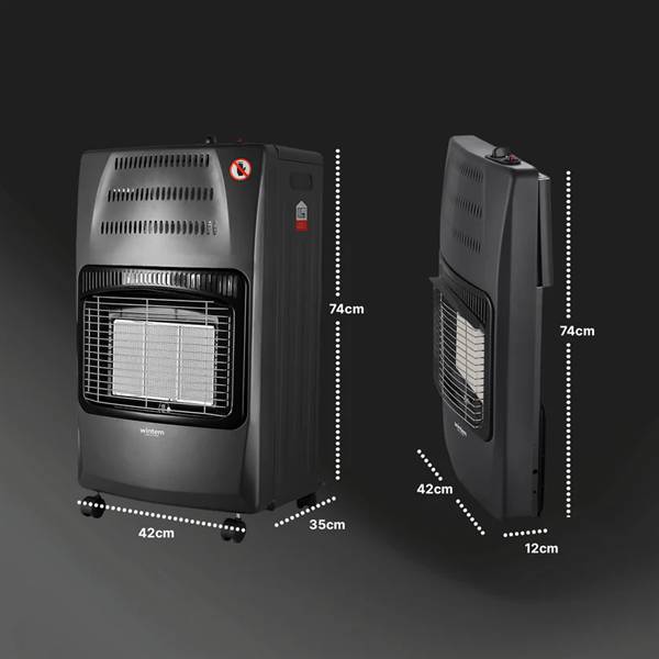 AVILIA STUFA A GAS NERA 4200W 