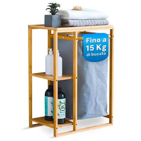 AVILIA PORTABIANCHERIA IN BAMBU 50X30X70 