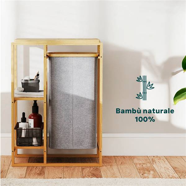 AVILIA PORTABIANCHERIA IN BAMBU 50X30X70 