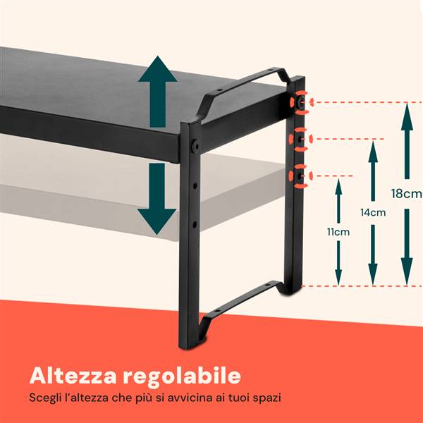 AVILIA SCAFFALE ESTENSIBILE MULTIUSO 