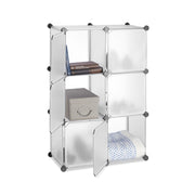 AVILIA SCAFFALE MULTIUSO 6 RIPIANI BIANC 30X30X30