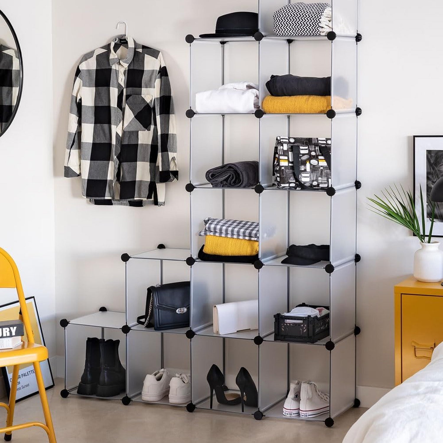 AVILIA SCAFFALE MULTIUSO 6 RIPIANI BIANC 30X30X30