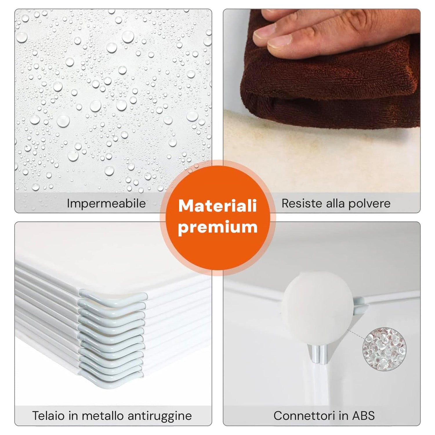 AVILIA SCAFFALE MULTIUSO 6 RIPIANI BIANC 30X30X30