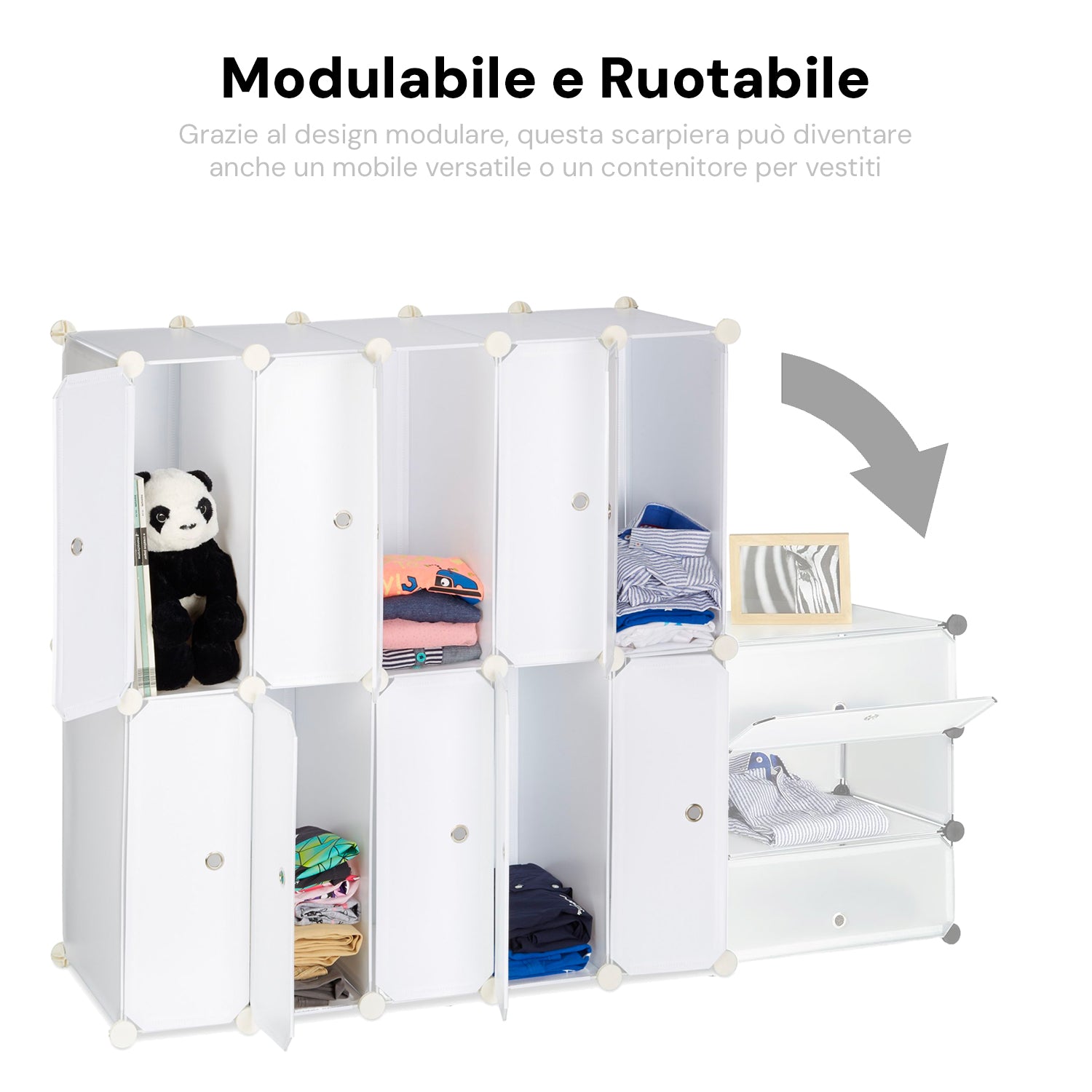 AVILIA SCAFFALE SCARPIERA 10 RIPIANI BIA 40X30X17