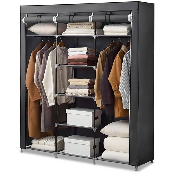 AVILIA ARMADIO P/OGGETTI CON TELO 9 RIPIANI 150X45X175CM