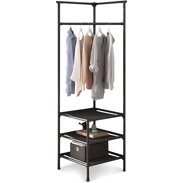 AVILIA APPENDIABITI ANGOLARE 3 RIPIANI SALVASPAZIO MODERNO DA TERRA 180X45X45CM