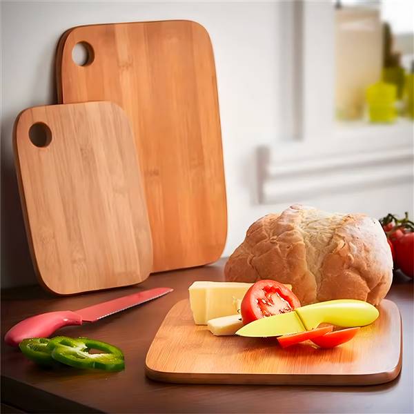 AVILIA TAGLIERI 3PZ IN BAMBU CON FORO PER AGGANCIO 20X15 30X23 38X29