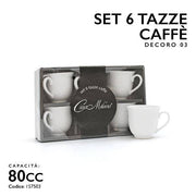 MMZ TAZZINE CAFFE 6PZ 80CC DECORO 03