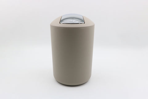 MMZ PATTUMIERA BAGNO PLASTICA 5L TORTORA E COPERCHIO BASCULANTE DM.20XH.31