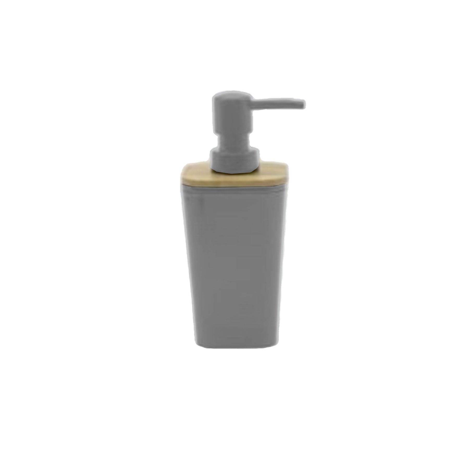 MMZ DISPENSER SAPONE PLASTICA GRIGIO E BAMBOO DM.7,5XH.18