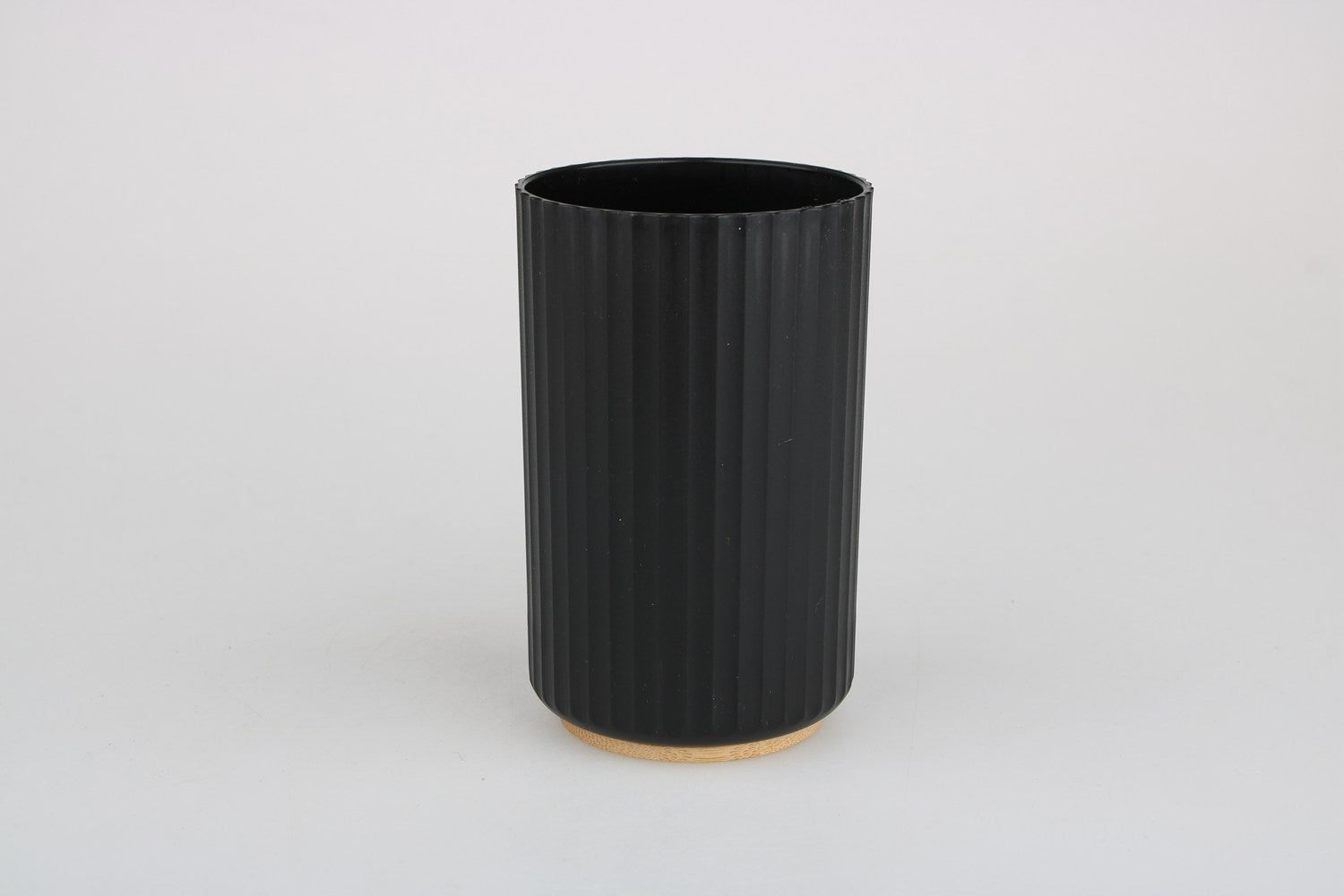 MMZ PORTASPAZZOLINO SOFT TOUCH NERO E BAMBOO DM.7XH.12CM