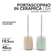 MMZ PORTASCOPINO LISA D.10,5XH.40 COL.AS IN CERAMICA