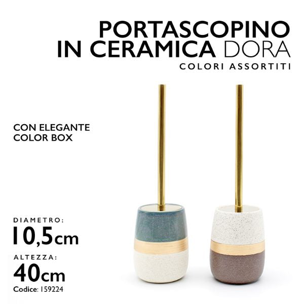MMZ PORTASCOPINO DORA D.10,5XH.40 COL.AS IN CERAMICA