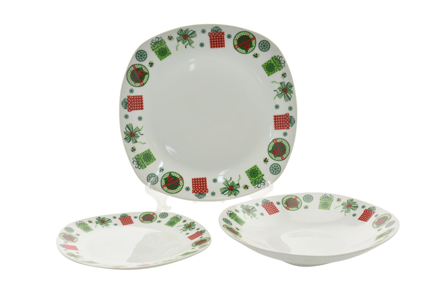 PARTENOPE SERV. PIATTI 18PZ QUADRO D733