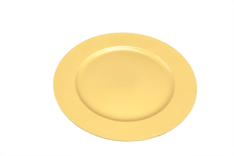 Partenope Sottopiatto Liscio D.33 Oro - Infinity Home Store