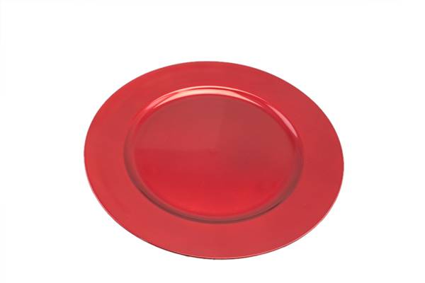 PARTENOPE SOTTOPIATTO LISCIO D.33 ROSSO 
