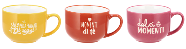 STAR TAZZA MUG CERAMICA 650ML ASS3COL DM12XH9