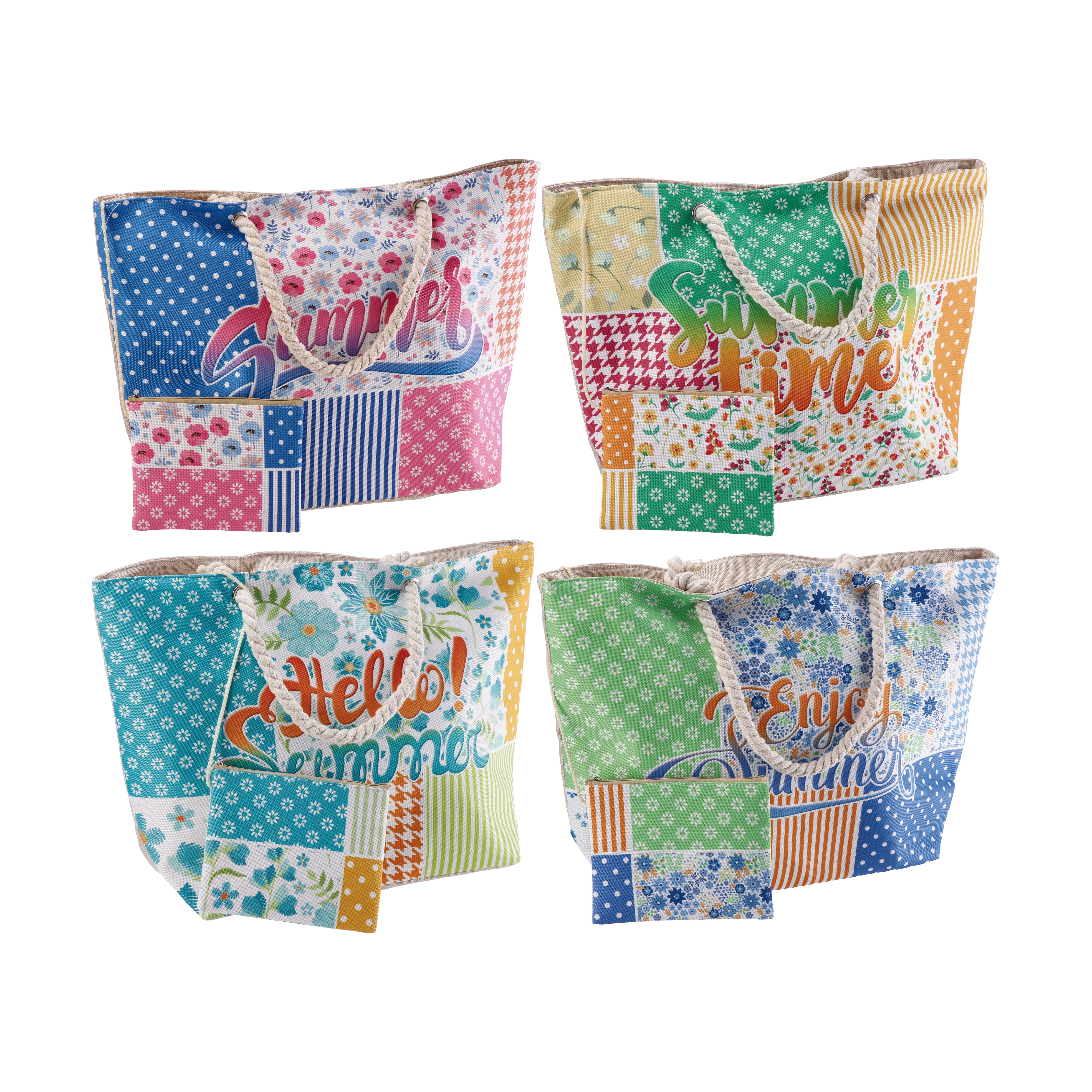 STAR BORSA MARE CON POCHETTE CM.58X18X38