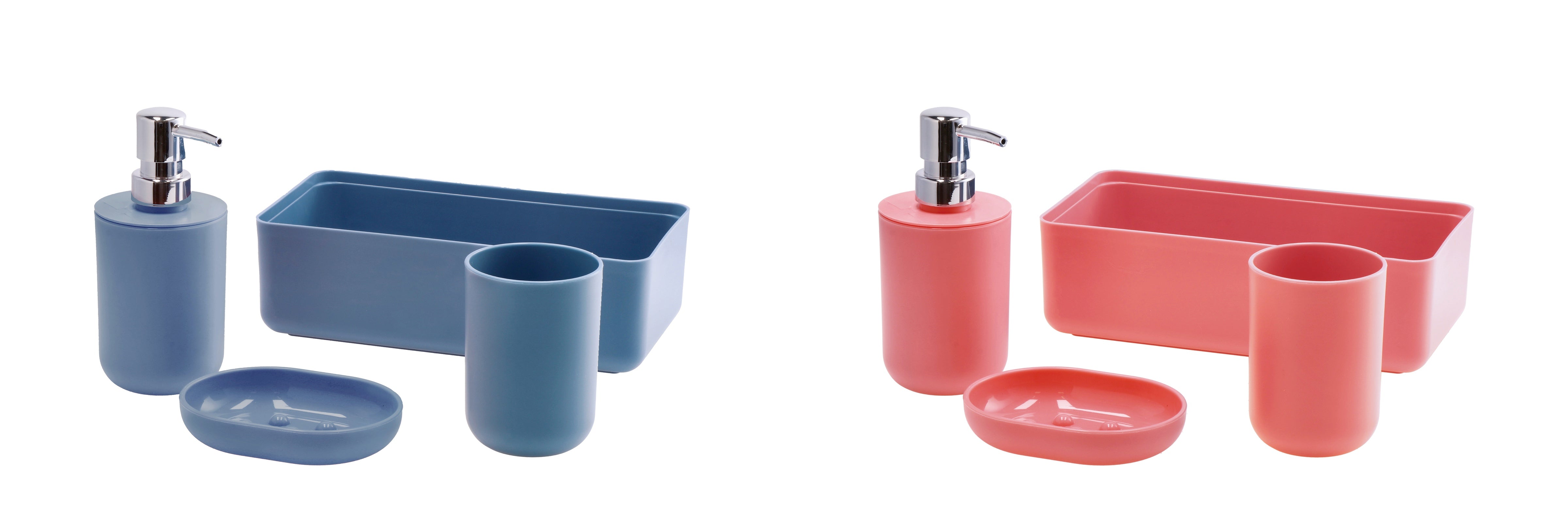 STAR PEZZI DA BAGNO 4PZ PLASTICA ASS2COL