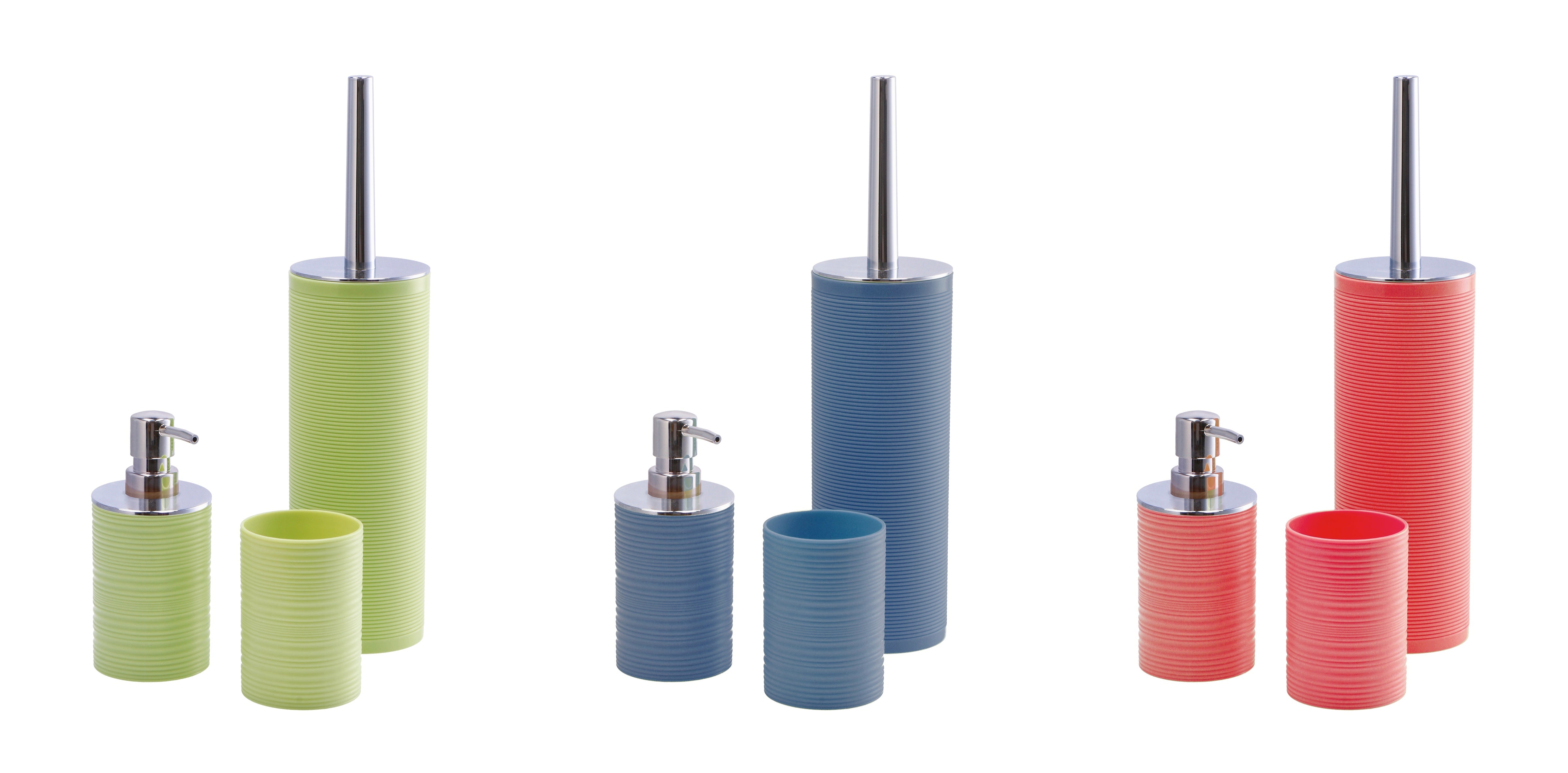 STAR PEZZI DA BAGNO 3PZ PLASTICA ASS3COL