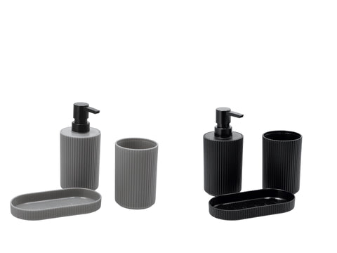 STAR PEZZI DA BAGNO 3PZ PLASTICA ASS2COL - Infinity Home Store