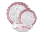 STAR SERVIZIO PIATTI CERAM 18PZ ROSA