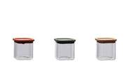STAR BARATTOLO VETRO 11X11X11 BOROSILICATO E PLASTICA