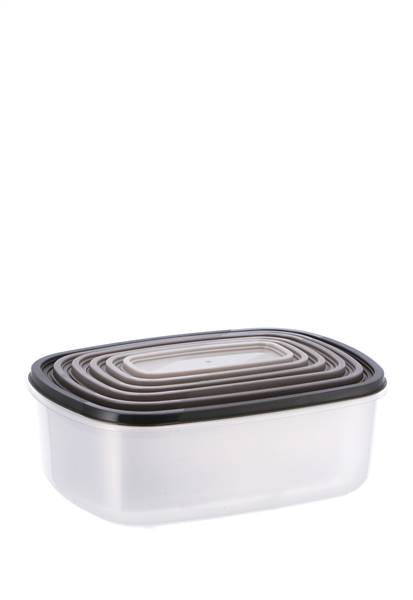 STAR CONTENITORE 6PZ PLASTICA C/COPERCH 