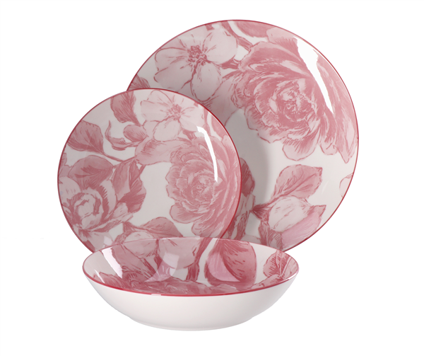 STAR SERVIZIO PIATTI 18PZ ARDA ROSA