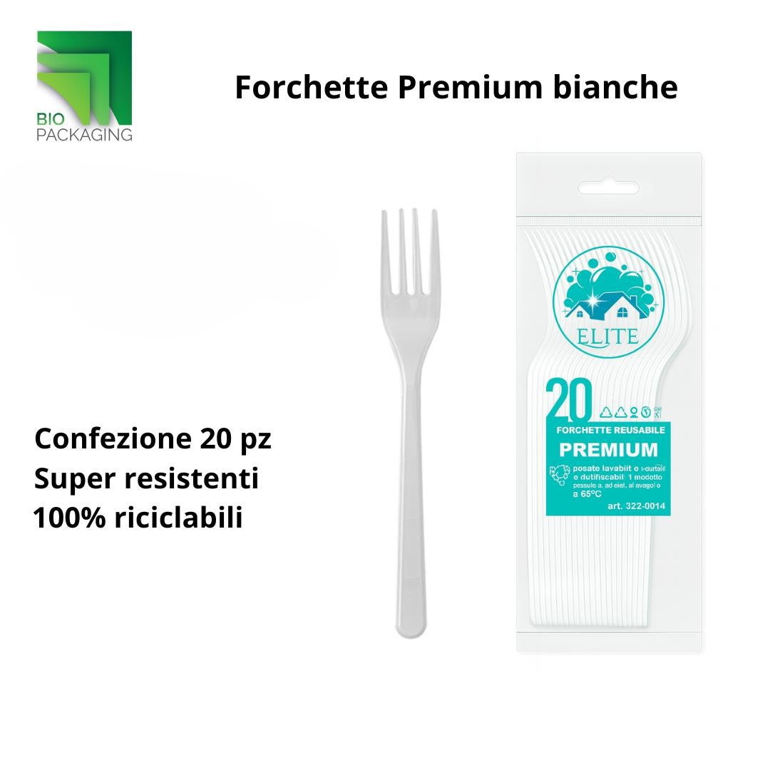 BIO CONF. 20 FORCHETTE BIANCHE