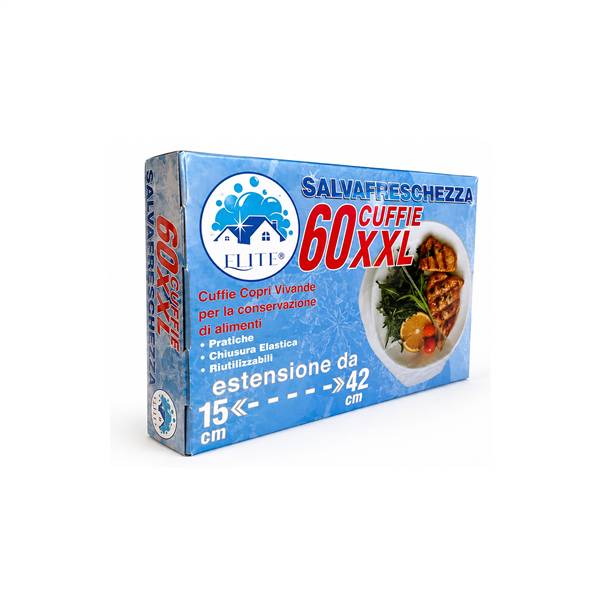 BIO CUFFIE COPRIVIVANDE XXL 60PZ 