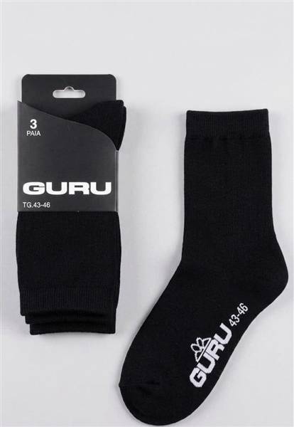 GURU CALZINI 3PZ 43-46 S-1002 NERO 