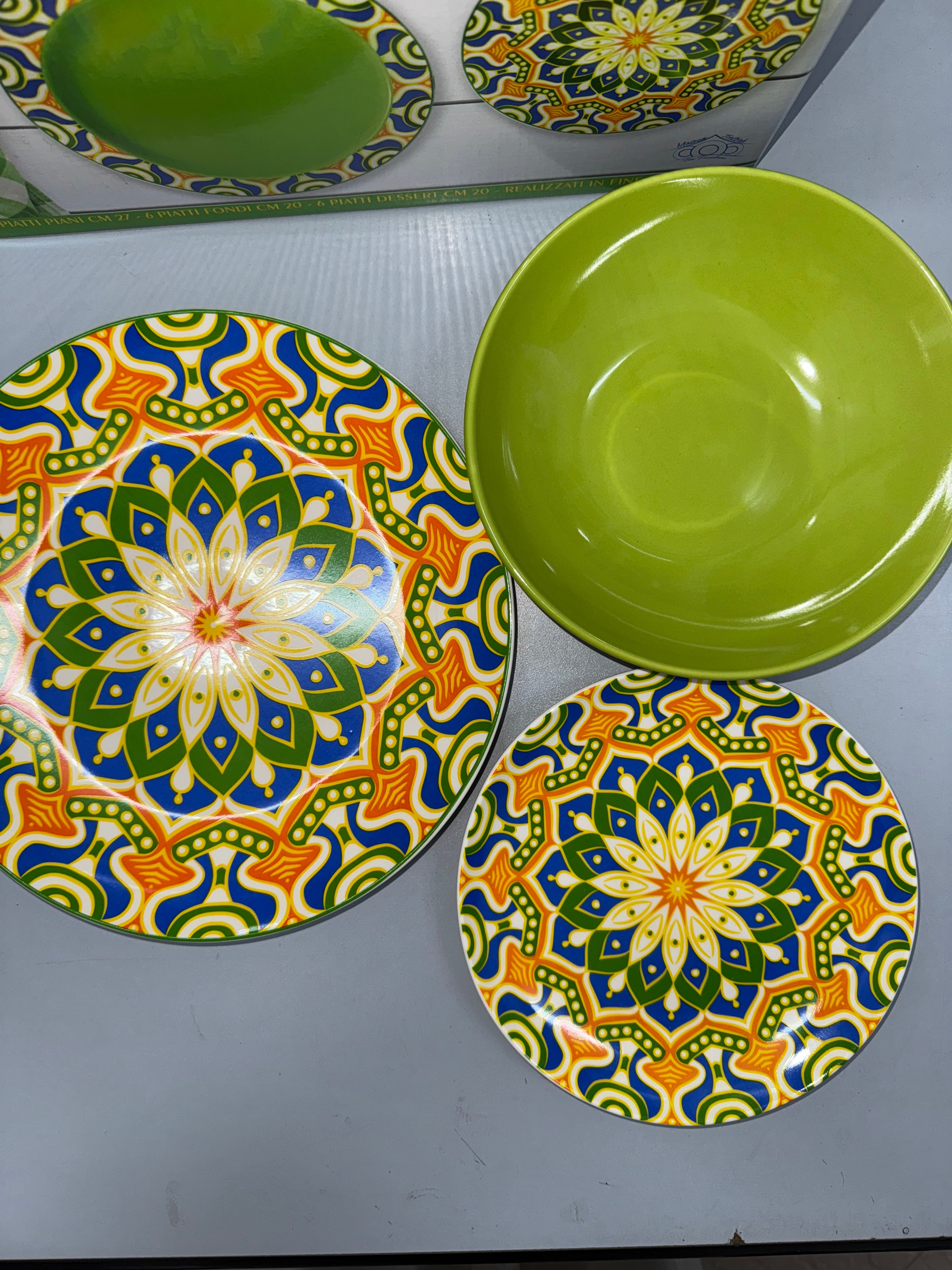 ARCA SERVIZIO PIATTI 18PZ COORDINATI