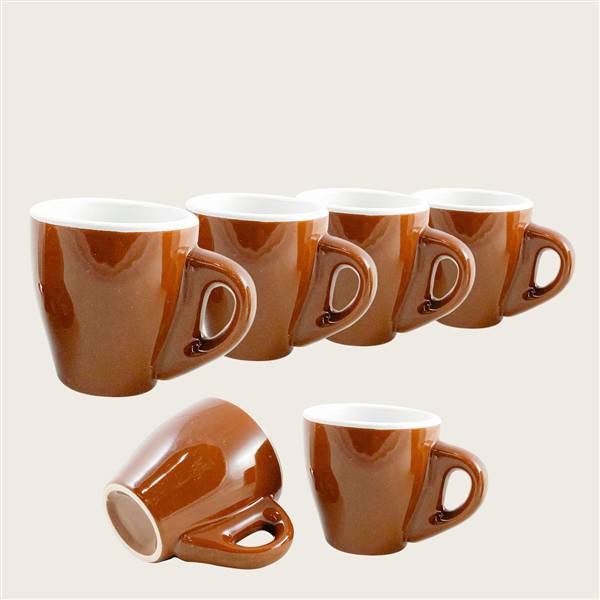 ARCA TAZZINE 6PZ MARRONI BAR ART.54673 