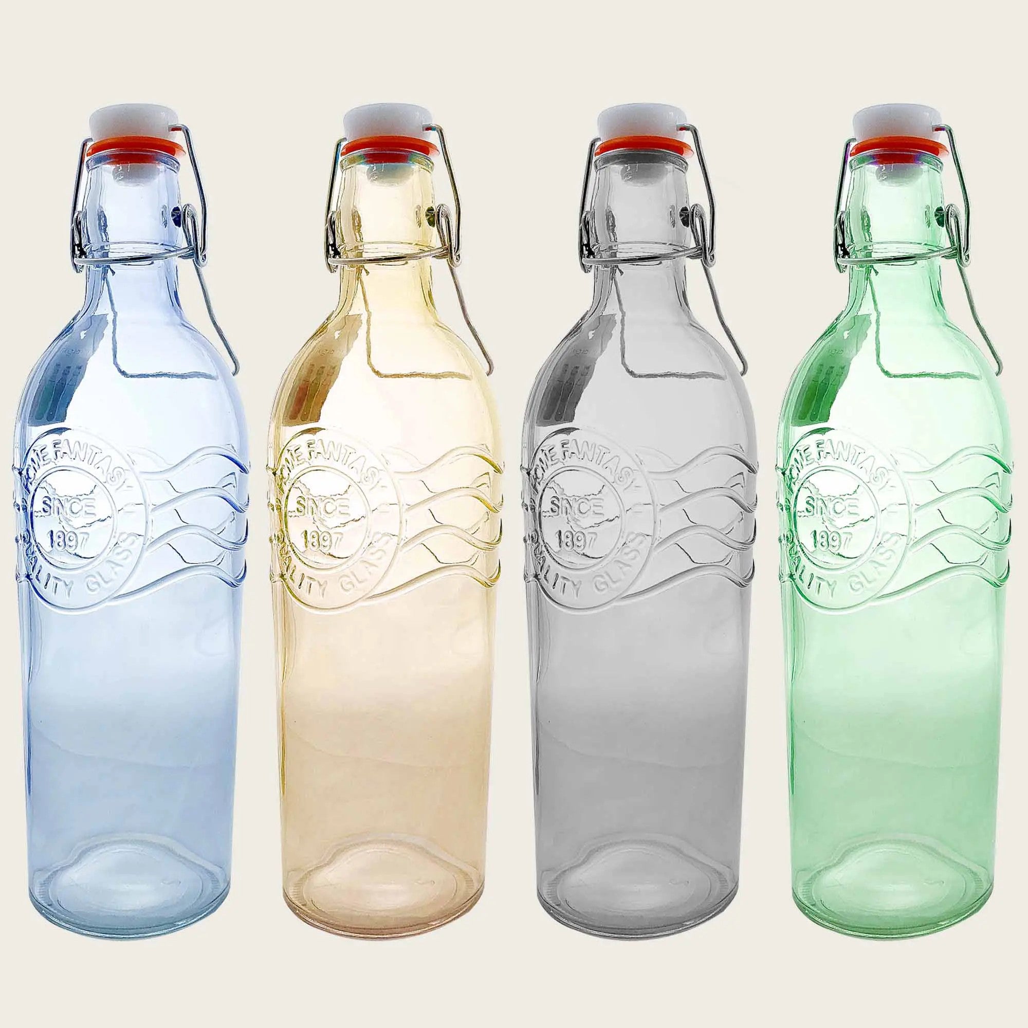 ARCA BOTTIGLIA VETRO 1LT COL. ASS.