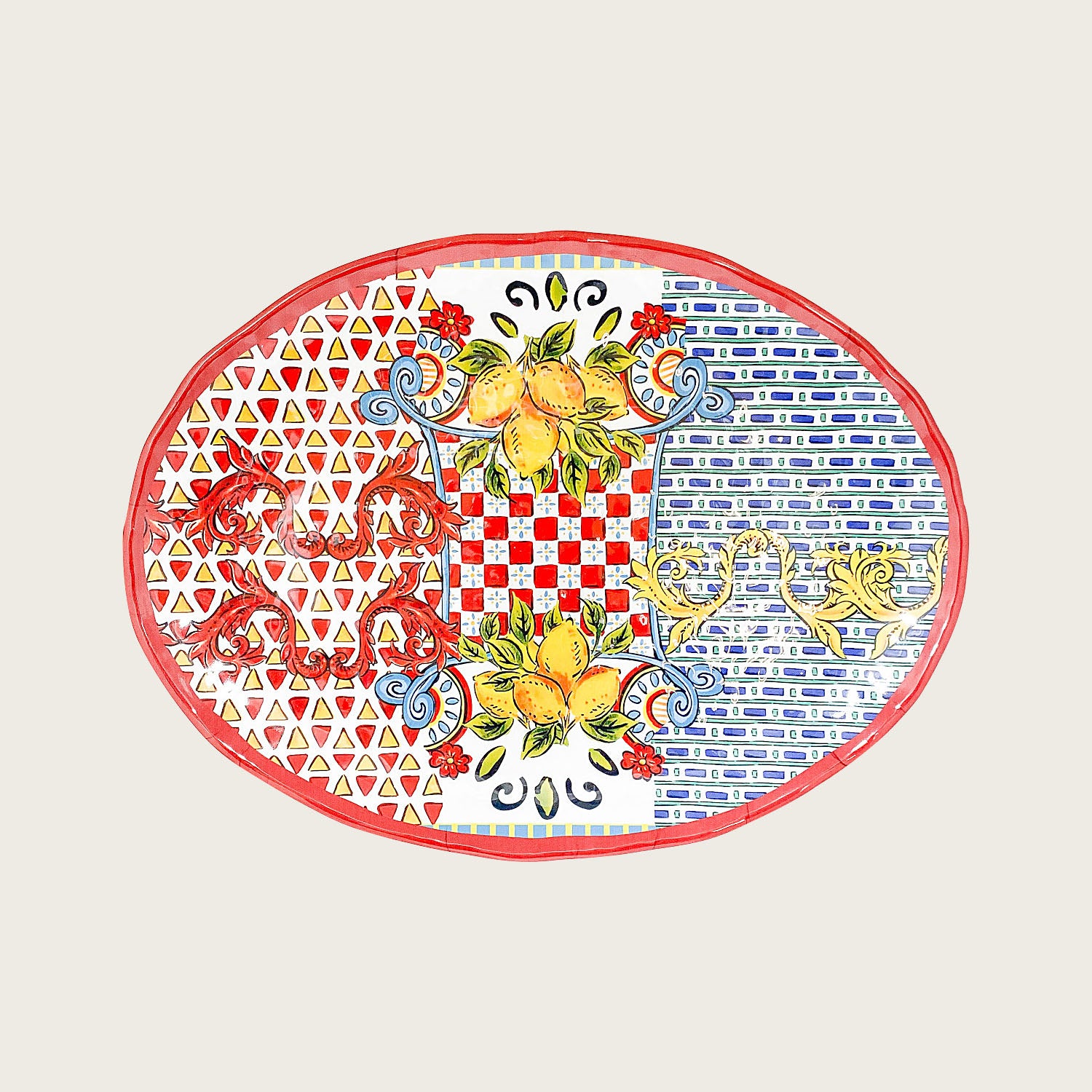 ARCA PIATTO OVALE AMALFI 40X30X2 MELAMIN