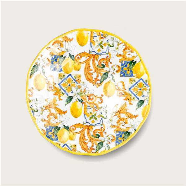 ARCA PIATTO ROTONDO LEMON CM.41 MELAMIN 