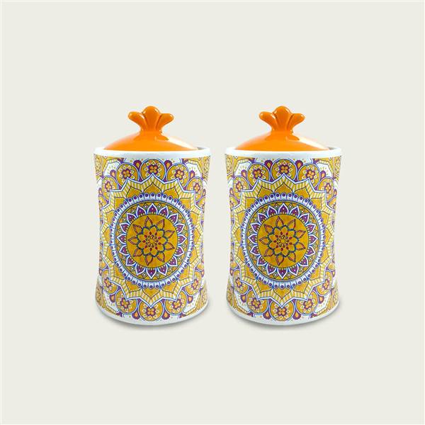ARCA BARATTOLI 2PZ 11X11X18 ARANCIO 