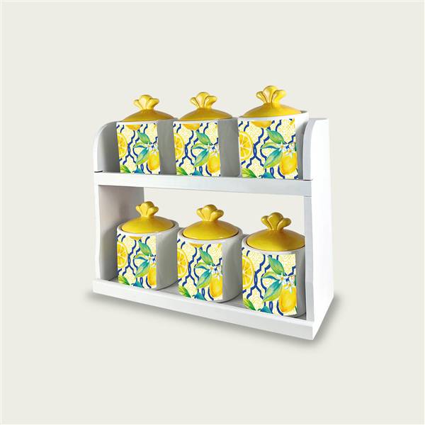 ARCA BARATTOLI 6PZ 7X7X10H C/MENS ISCHIA 