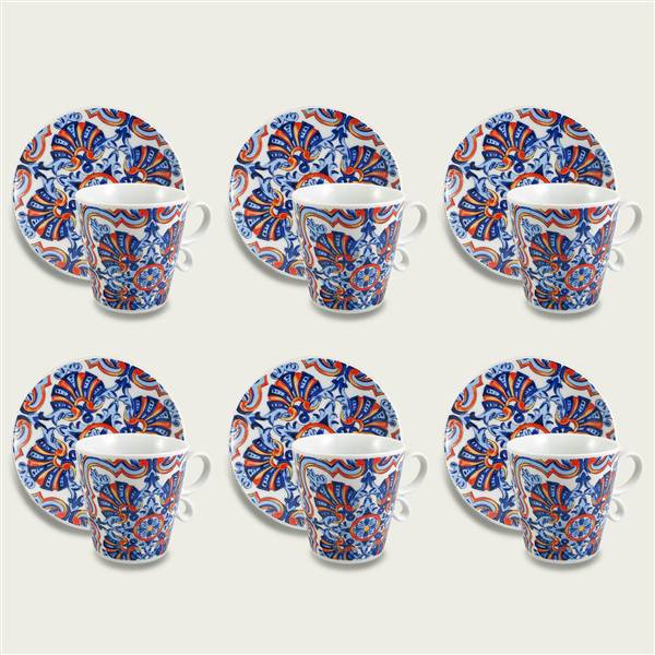 ARCA TAZZINE CAFFE 6PZ C/PIATTO PUERT 