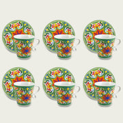 ARCA TAZZINE CAFFE 6PZ C/PIATTO TENER