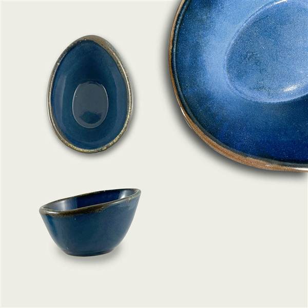 ARCA CIOTOLA OVALE BLU CM.10 H.6 