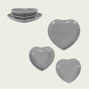 ARCA PIATTO FONDO CM.20 CUORE GRIGIO 