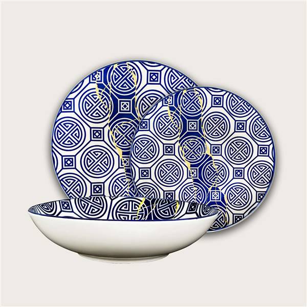 ARCA SERVIZIO PIATTI 18PZ TOKYO BLU 